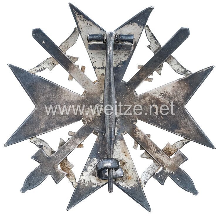 Spanienkreuz in Silber mit Schwertern Bild 2