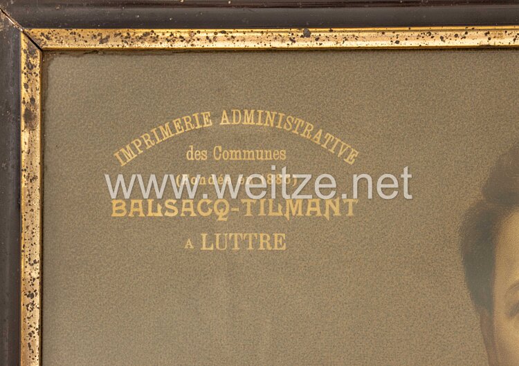 Belgien Porträt «Imprimerie Administrative des Communes (Fondée en 1886) Balsacq-Tilmant a Luttre» Bild 2
