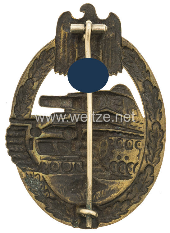 Panzerkampfabzeichen in Bronze - Otto Schickle Bild 2
