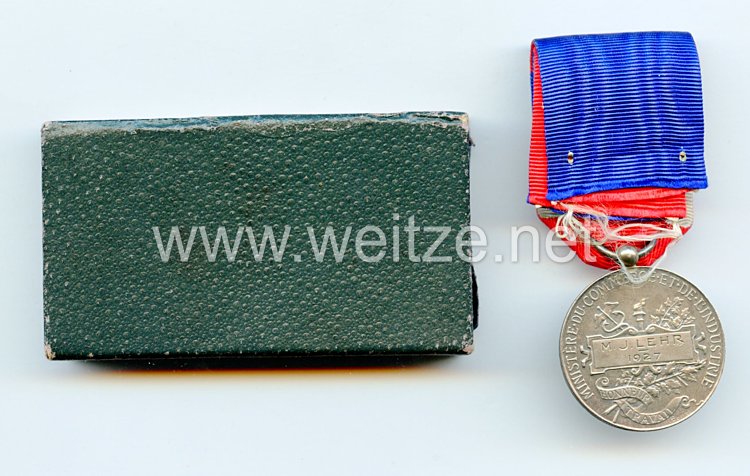 Frankreich "Médaille Ministère du commerce et de l'industrie 1927" in Schachtel  Bild 2