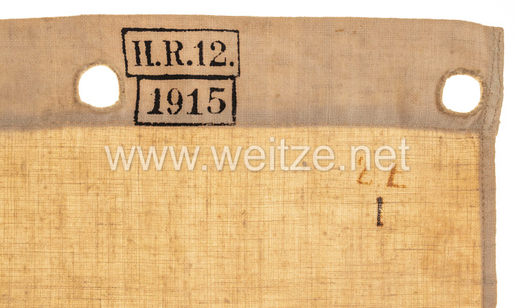 Preußen Lanzenflagge für Unteroffiziere im Husaren-Regiment 12 Bild 2