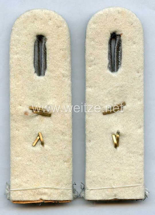 Wehrmacht Heer Paar Schulterstücke für einen Leutnant Maschinengewehr-Abt. Nr. 7 Bild 2