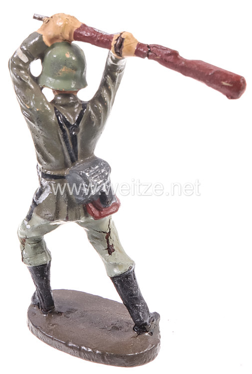 Elastolin - Heer Soldat mit Gewehr zuschlagend " Kolbenschläger " Bild 2