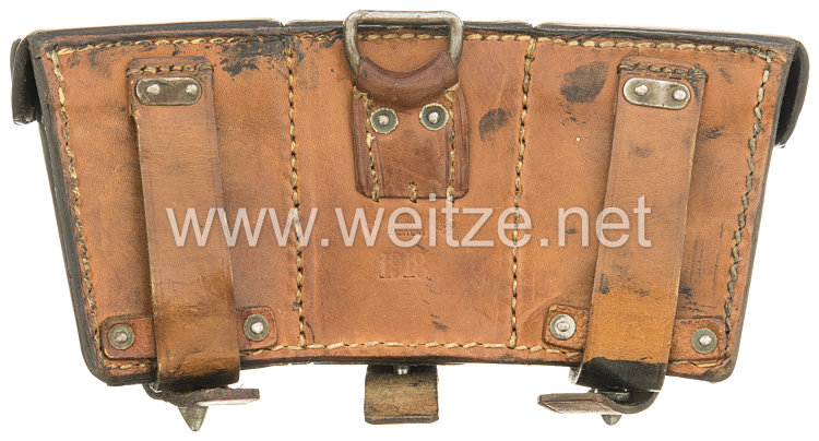 Deutsches Reich 1. Weltkrieg Patronentasche für das Gewehr 98, nach 1918 von der Schutzpolizei Wedding übernommen Bild 2