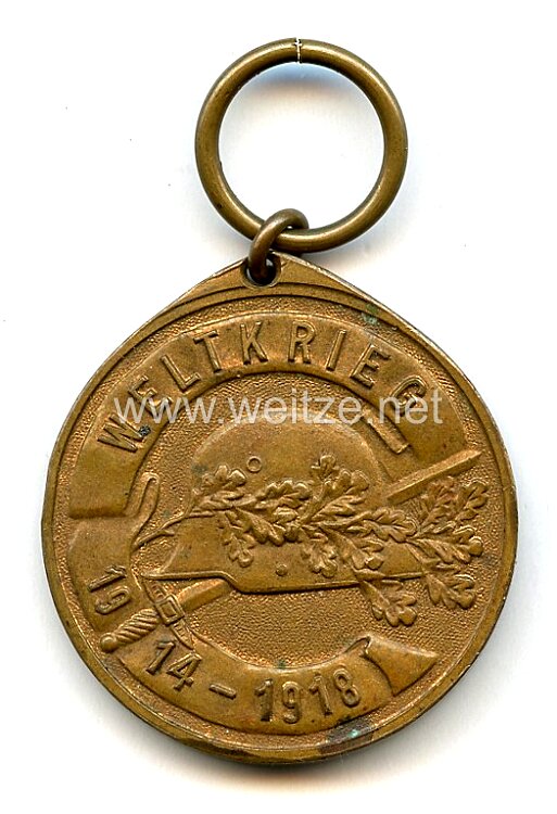 Preussen - Eisernes Kreuz 1914 - patriotische Medaille Bild 2