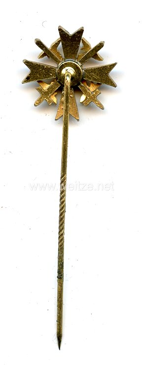 Spanienkreuz in Gold mit Schwertern - große Miniatur Bild 2