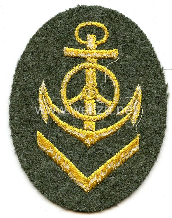 Kriegsmarine Ärmelabzeichen für einen Kraftfahrobermaat Bild 2