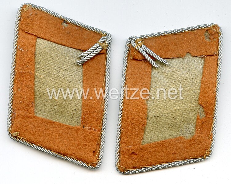 Luftwaffe Paar Kragenspiegel für einen Leutnant der Luftnachrichtentruppe Bild 2