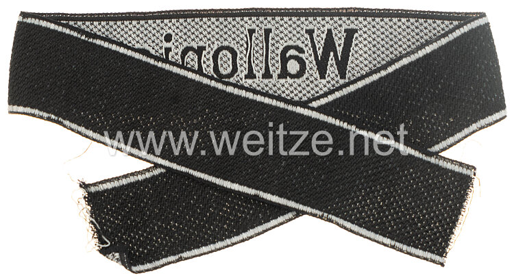 Waffen-SS Ärmelband für Mannschaften der 28. SS-Freiwilligen-Panzergrenadier-Division "Wallonien" Bild 2