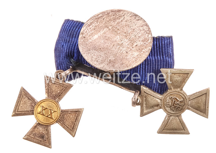Knopflochschleife eines Preußischen Offiziers der Landwehr Bild 2