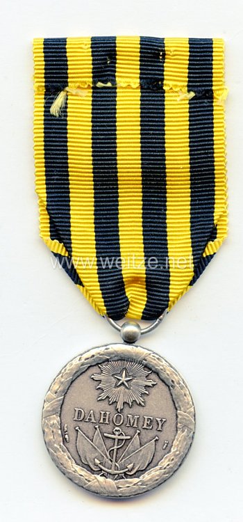 Frankreich "Médaille commémorative de l'expédition du Dahomey" Nachprägung (Restrike)  Bild 2