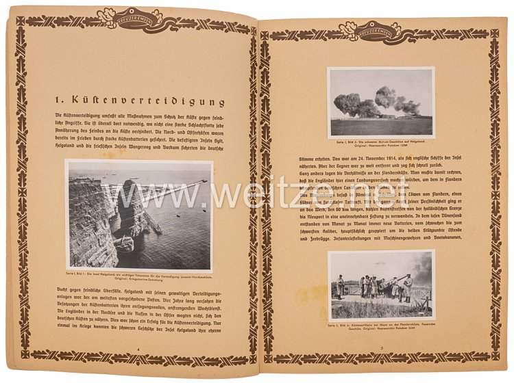 Der Weltkrieg 1914/18 : Der Seekrieg II S - Zigaretten Sammelbilderalbum Bild 2
