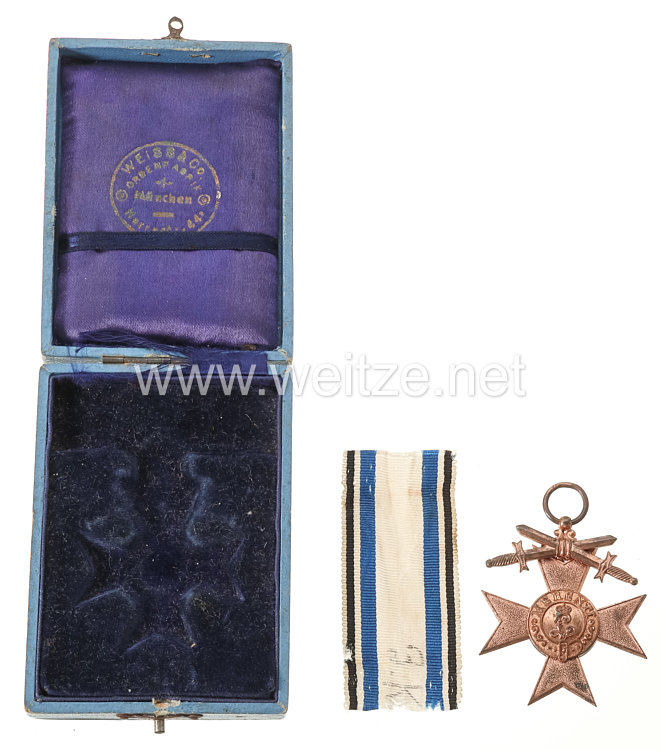 Bayern Militär-Verdienstkreuz 3. Klasse mit Schwertern  Bild 2
