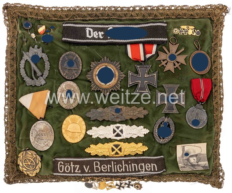 Deutsches Kreuz in Gold großer Nachlass aus dem Besitz von SS-Hauptscharführer Karl Paar, SS-Regiment "Der Führer", Division "Götz von Berlichingen", "SS-Regiment Radolfszell  Bild 2