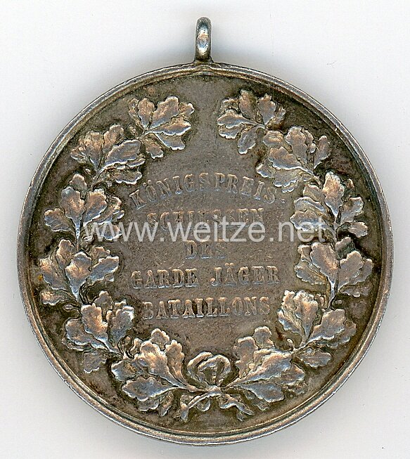 Preussen Medaille "Königspreis - Schiessen des Garde Jäger Bataillons" Bild 2