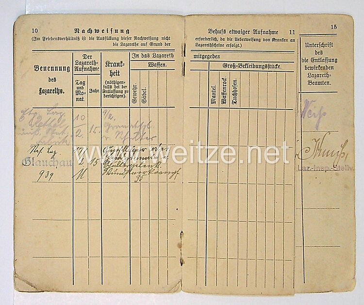 Organisation Todt ( OT ) - Dienstbuch für einen Mann des Jahrgangs 1881 aus Minden m Einsatz in Süd Ukraine  Bild 2