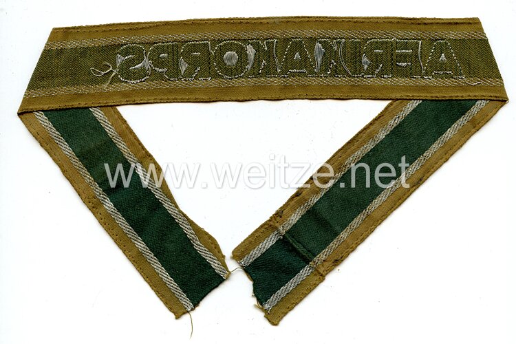 Wehrmacht Heer Ärmelband "Afrikakorps" Bild 2
