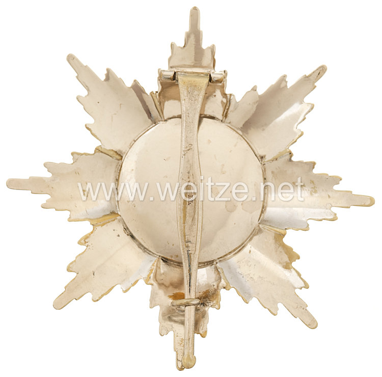 Mecklenburg-Schwerin Hausorden der Wendischen Krone - Bruststern zum Großkreuz mit der Krone in Erz  Bild 2