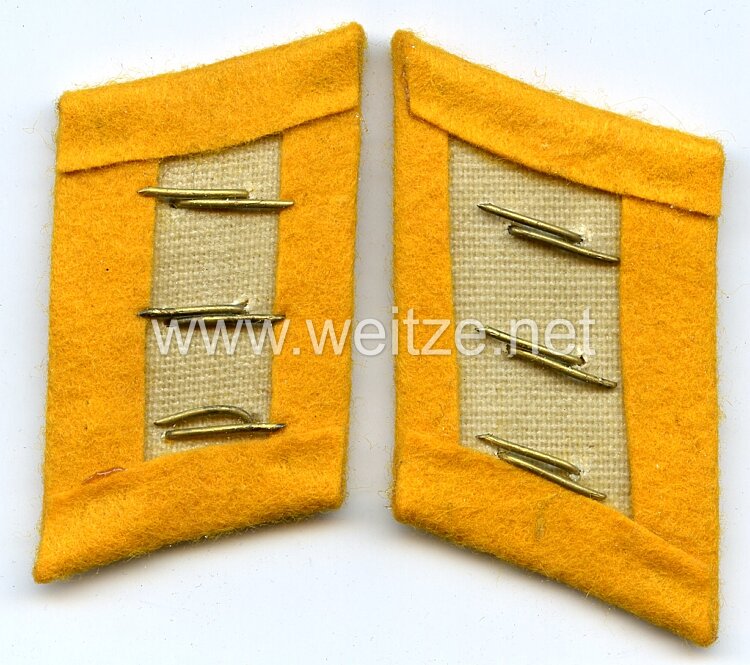 Luftwaffe Paar Kragenspiegel für einen Obergefreiten der Fliegenden Truppe Bzw. Fallschirmjäger Bild 2