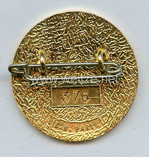 Frankreich Fremdenlegion Abzeichen der " 13 DBLE 1ere Compagnie" mit Verleihungsnummer "376" Bild 2