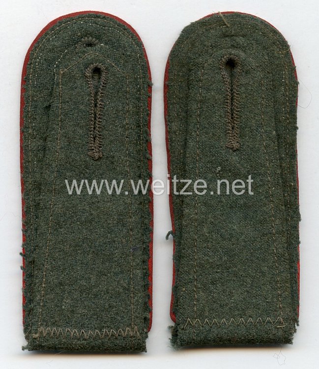 Wehrmacht Heer Paar Schulterklappen für einen Unteroffizier der Artillerie Bild 2