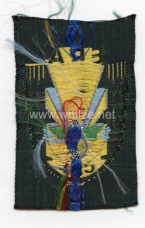 Frankreich 2.Weltkrieg Vichy Regierung, Barettabzeichen der Jugendorganisation "Chantiers de la Jeunesse E.R.A"  Bild 2