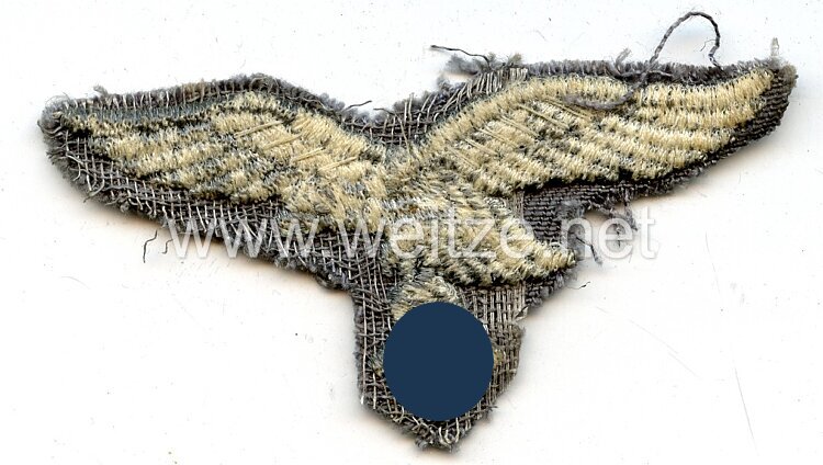 Luftwaffe Brustadler für Mannschaften - Ausführung für die blaue Drillichuniform, bzw. Arbeitsoverall Bild 2
