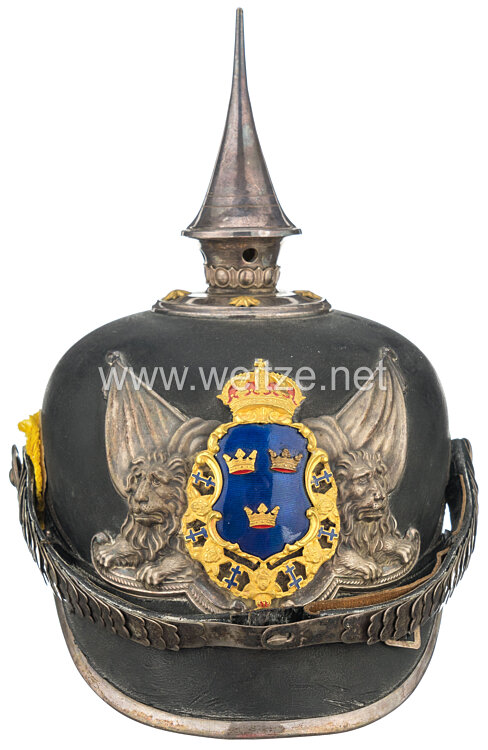 Schweden Pickelhaube Modell 1887 für Offiziere des "Lifgardesregementena" Bild 2