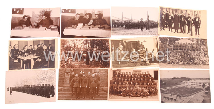 Lettland Konvolut von 20 Militär - Fotos  Bild 2