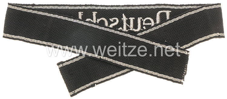 Waffen-SS Ärmelband für Mannschaften im SS-Panzergrenadier Regiment 3 "Deutschland " Bild 2