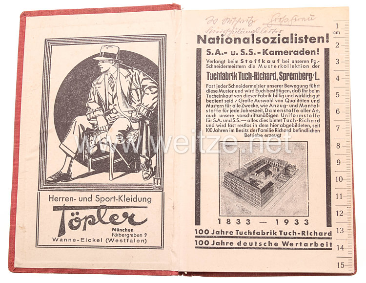 III. Reich - Nationalsozialistisches Jahrbuch 1933 Bild 2