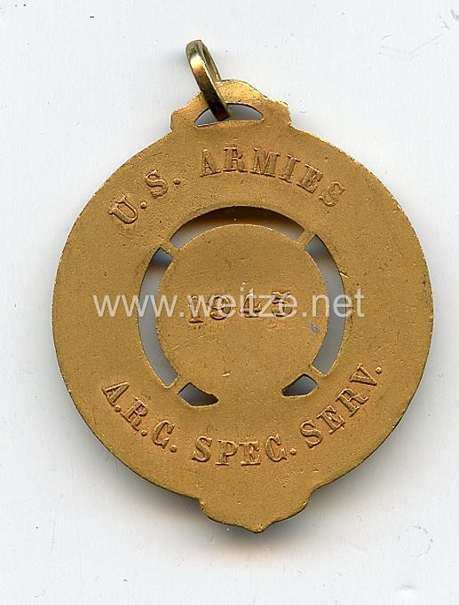 USA World War 2: US Armies Boxing Championship Medal 1945 Bild 2