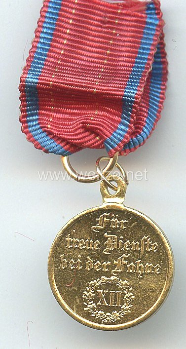 Württemberg Dienstauszeichnung Medaille für XII Dienstjahre, ab 1913 - Miniatur Bild 2