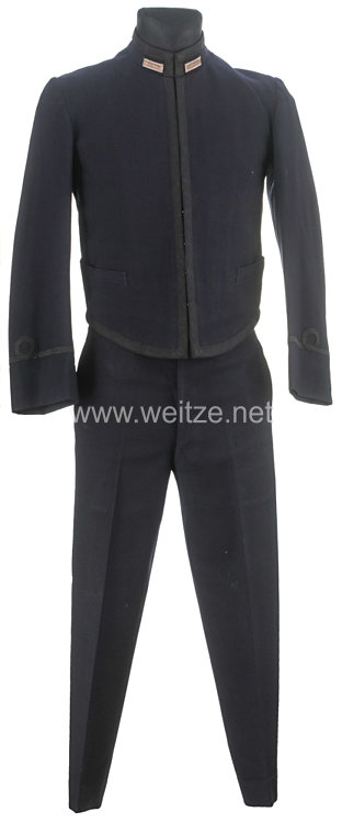 Japan 2. Weltkrieg Kaiserlich Japanische Marine, blaue Bluse und Hose für einen Offizier Bild 2