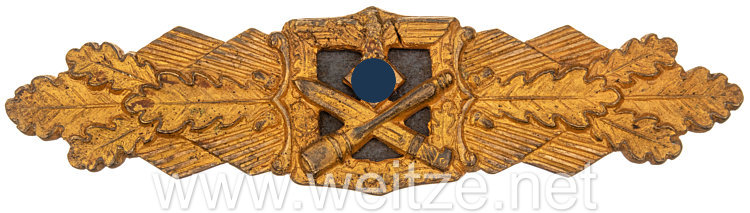 Nahkampfspange in Gold : Nachlass aus dem Besitz von Stabsgefreiten Mathias Klaes, 1./Grenadier-Regiment Nr. 505 Bild 2