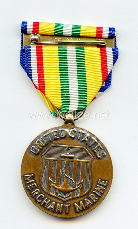 USA Merchant Marine Defense Medal Middel East War Zone  Bild 2
