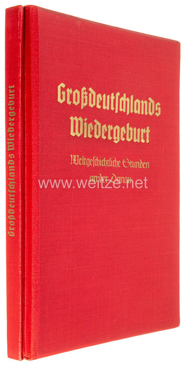 III. Reich - Großdeutschlands Wiedergeburt - Weltgeschichtliche Stunden an der Donau - Raumbildalbum als Geschenk Bild 2