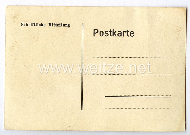 III. Reich - farbige Propaganda-Postkarte der Sozialisten gegen die Nationalsozialisten - " nur das können wir ! " Bild 2