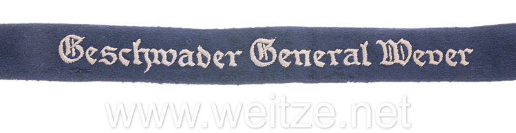 Luftwaffe Ärmelband "Geschwader General Wever" für Mannschaften und Unteroffiziere Bild 2