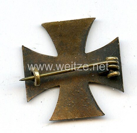 1. Weltkrieg patriotische Brosche Eisernes Kreuz 1915 Bild 2