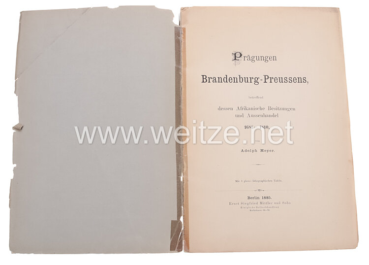 Prägungen Brandenburg-Preussens, betreffend dessen Afrikanische Besitzungen und Aussenhandel 1681-1810, Bild 2