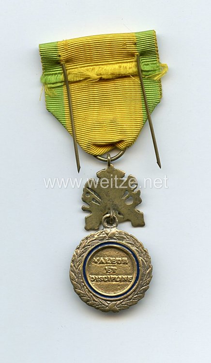 Frankreich Indochina "Médaille Militaire" lokale Fertigung  Bild 2