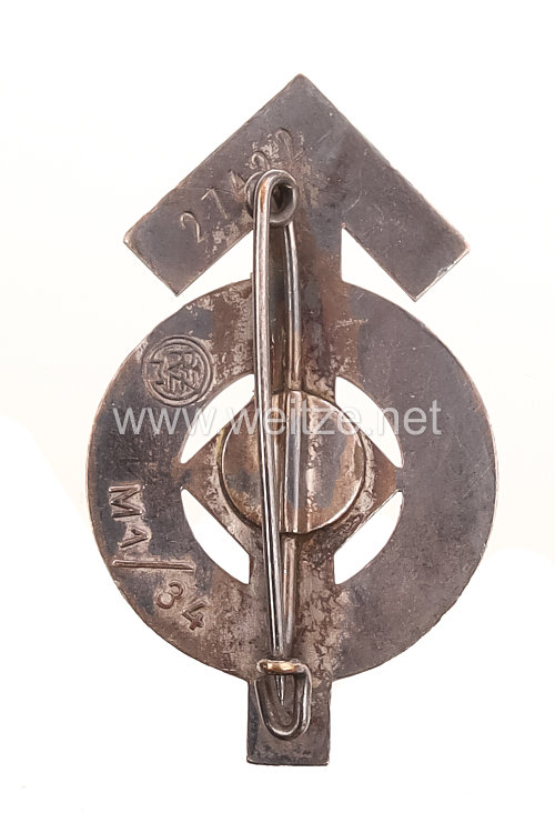 HJ-Leistungsabzeichen in Silber Nr. 27422 Bild 2