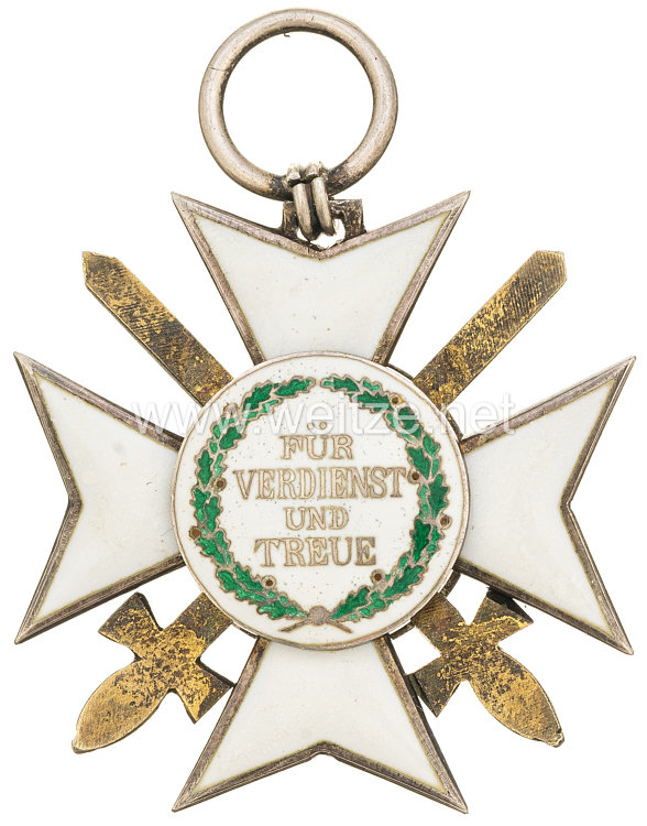 Sachsen Königreich Zivilverdienstorden Ritterkreuz 2. Klasse mit Schwertern Bild 2
