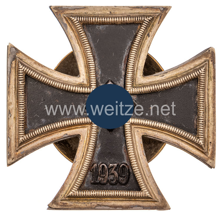 Eisernes Kreuz 1939 1. Klasse an Schraubscheibe im LDO-Etui - Steinhauer & Lück Bild 2